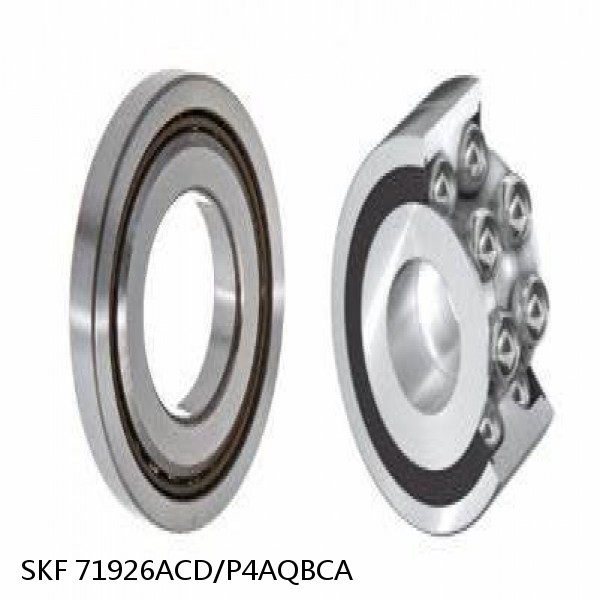 71926ACD/P4AQBCA SKF Super Precision,Super Precision Bearings,Super Precision Angular Contact,71900 Series,25 Degree Contact Angle